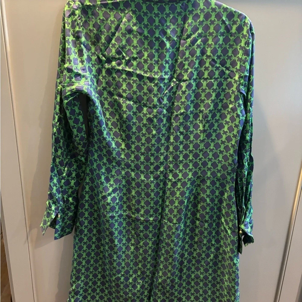 Womens Size 8 Misses Green Elizabeth McKay Dress - Picture 3 of 5